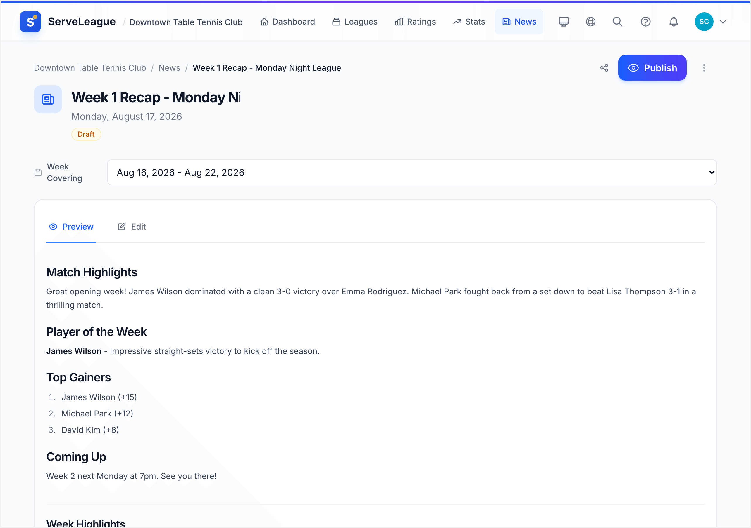 The AI generation window showing data preview and admin hints field