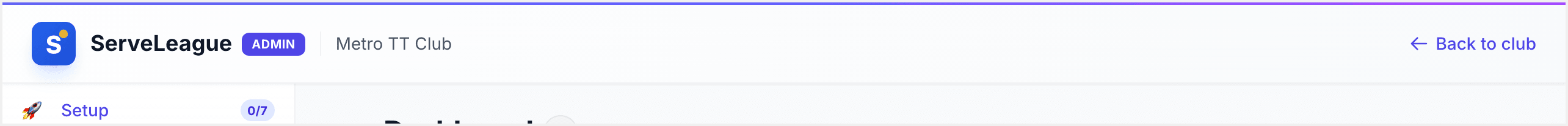 The search icon and Cmd+K shortcut hint in the header navigation bar